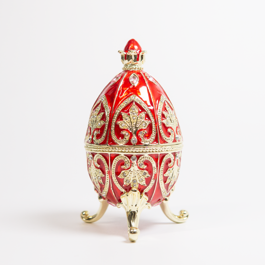 Enamel Easter Egg Jewelry Box